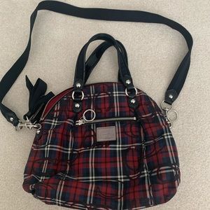 Coach Poppy Collection Plaid Tartan Shoulder Bag